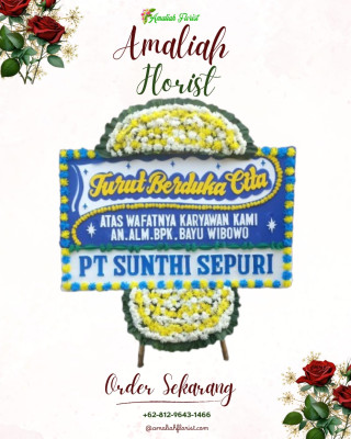Papan Bunga Duka di Labuh Baru Timur