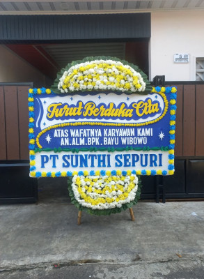Papan Bunga Duka di Labuh Baru Timur